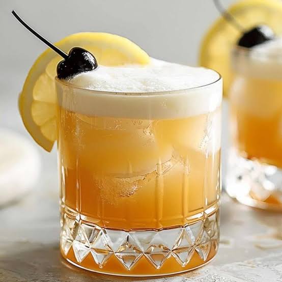Add lemon and simple syrup